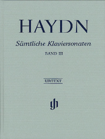 Haydn Complete Piano Sonatas - Volume 3 Hardcover DISCONTINUED