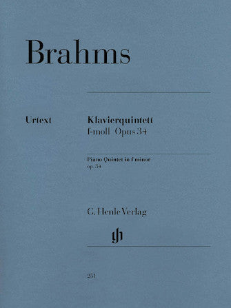 Brahms Piano Quintet in F minor Opus 34