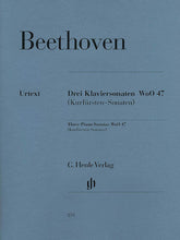 Beethoven 3 Piano Sonatas WoO 47