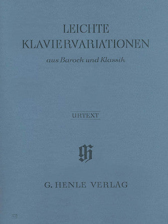 Easy Piano Variations from the Baroque and Classical Periods