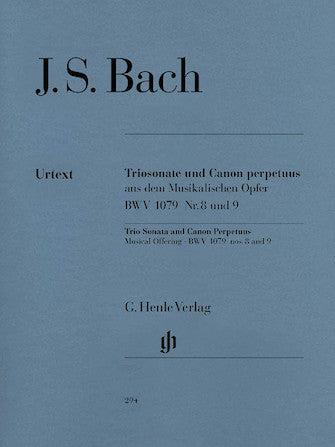 Bach Trio Sonata and Canon Perpetuus from the Musical Offering