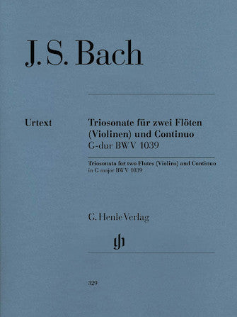 Bach Trio Sonata in G major BWV 1039