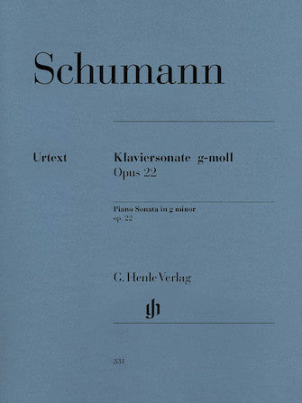 Schumann Piano Sonata in G minor Opus 22 (with Original Last Movement)
