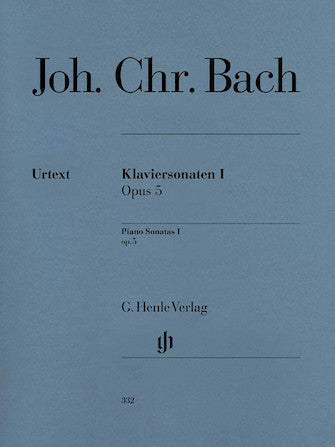 J.C. Bach Piano Sonatas - Volume I, Op. 5