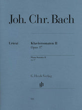 J.C. Bach Piano Sonatas Volume 2 Opus 17