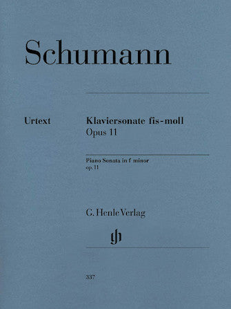 Schumann Piano Sonata in F sharp minor Opus 11