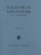 Italian Violin Music of the Baroque Era - Volume 1