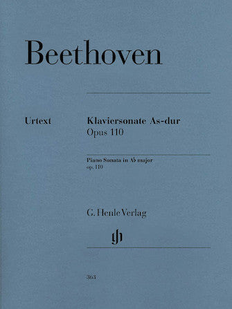 Beethoven Piano Sonata No 31 in A flat major Opus 110