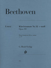 Beethoven Piano Sonata No 32 in C minor Opus 111