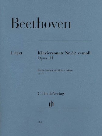 Beethoven Piano Sonata No 32 in C minor Opus 111