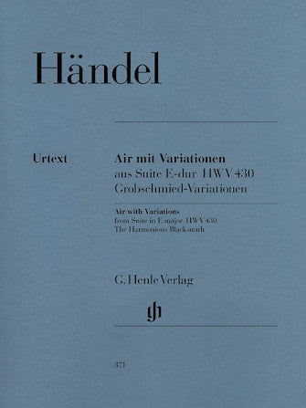 Handel Air with Variations (The Harmonious Blacksmith)