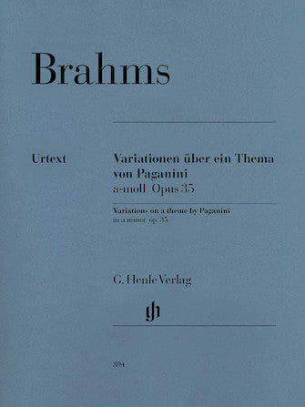 Brahms Variations on a Theme of Paganini Opus 35