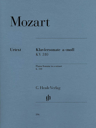 Mozart Piano Sonata in A minor K310 (300d)