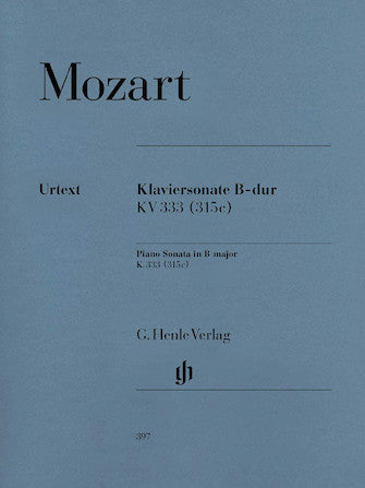Mozart Piano Sonata in B flat major K333 (315c)