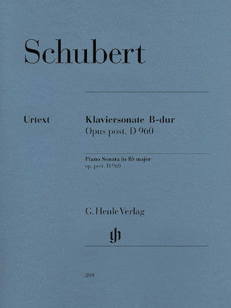 Schubert Piano Sonata in B flat major D 960