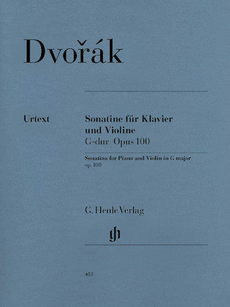 Dvorak Sonatina for Piano and Violin in G major Opus 100