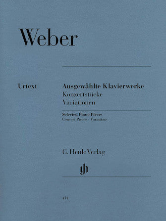Weber Selected Piano Works (Concert Pieces, Variations)