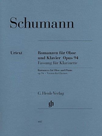 Schumann Romances for Clarinet and Piano, Op. 94