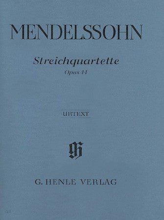 Mendelssohn String Quartets Opus 44 Nos 1-3