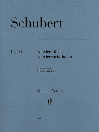 Schubert Piano Pieces and Piano Variations