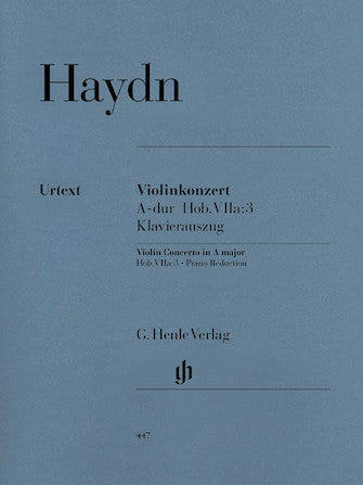 Haydn Concerto for Violin and Orchestra in A Major Hob. VIIa:3