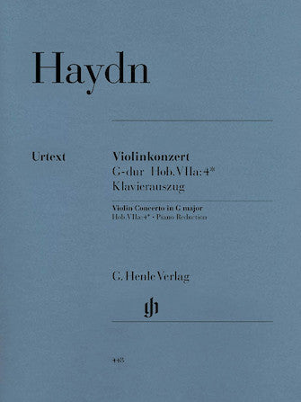 Haydn Concerto for Violin and Orchestra in G major Hob. VIIa:4