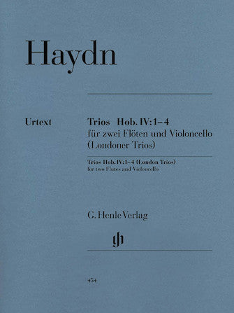 Haydn London Trios Hob IV:1-4