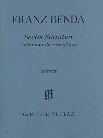 Benda 6 Sonatas for Violin and Basso Continuo