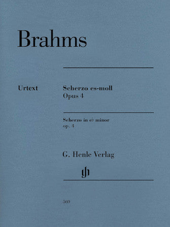 Brahms Scherzo in E-Flat Minor Op. 4