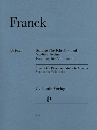 Franck Violin Sonata in A major (Version for Cello and Piano)