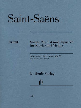 Saint-Saens Violin Sonata No. 1 D Minor Op. 75