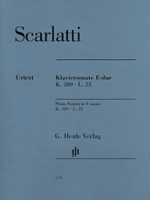 Scarlatti Piano Sonata in E major K 380 L 23
