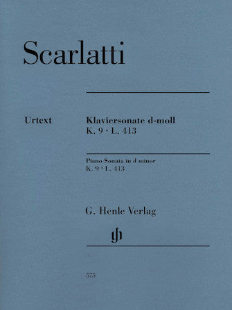 Scarlatti Piano Sonata in D Minor K. 9, L. 413