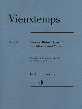Vieuxtemps Viola Sonata in B flat major Opus 36