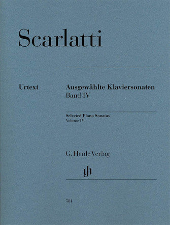 Scarlatti Selected Piano Sonatas Volume 4