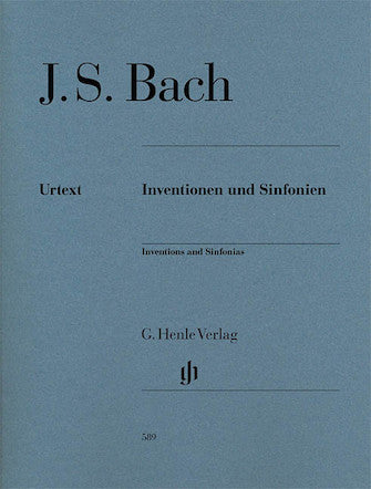 Bach Inventions and Sinfonias Revised Edition – Piano Solo Softcover with Fingerings