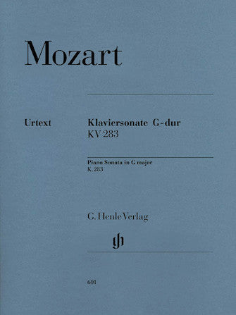 Mozart Piano Sonata in G Major K283 (189h)