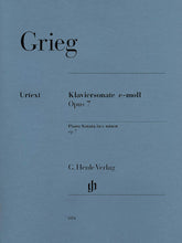 Grieg Piano Sonata in E minor Opus 7