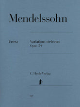 Mendelssohn Variations Serieuses Opus 54