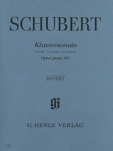 Schubert Piano Sonata in A minor Opus Posthumous 143 D 784