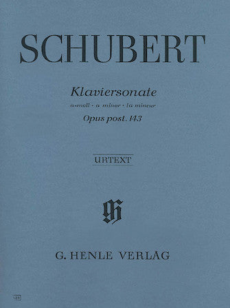 Schubert Piano Sonata in A minor Opus Posthumous 143 D 784
