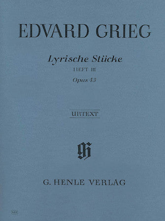 Grieg Lyric Pieces, Volume 3 Op. 43