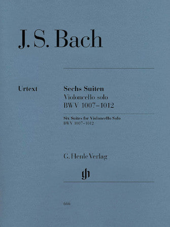 Bach 6 Suites for Violoncello Solo BWV 1007-1012
