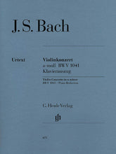 Bach Concerto for Violin and Orchestra in A minor BWV 1041