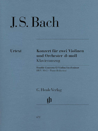 Bach Concerto for Two Violins and Orchestra in D minor BWV 1043