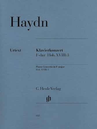 Haydn Concerto for Piano (Harpsichord) and Orchestra in F major Hob XVII