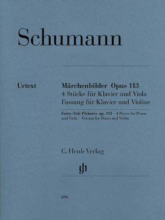 Schumann Fairy-Tale Pictures for Viola and Piano Op. 113