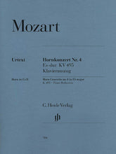 Mozart Concerto for Horn and Orchestra No. 4 E Flat Major K.495