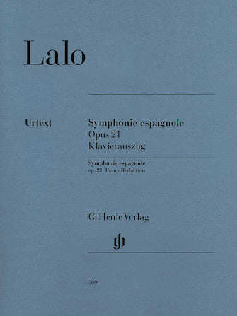 Lalo Symphonie Espagnole for Violin and Orchestra in D Minor Op. 21