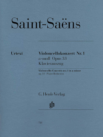 Saint-Saens Concerto for Violoncello and Orchestra No 1 in A minor Opus 33